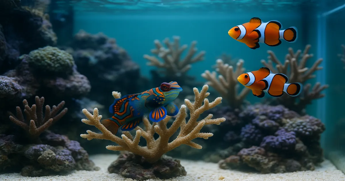 Mandarin Dragonet in a 30-Gallon with Clownfish: Honest Guide