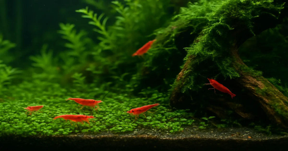 What Is Growing in My Freshwater Planted Shrimp Tank?